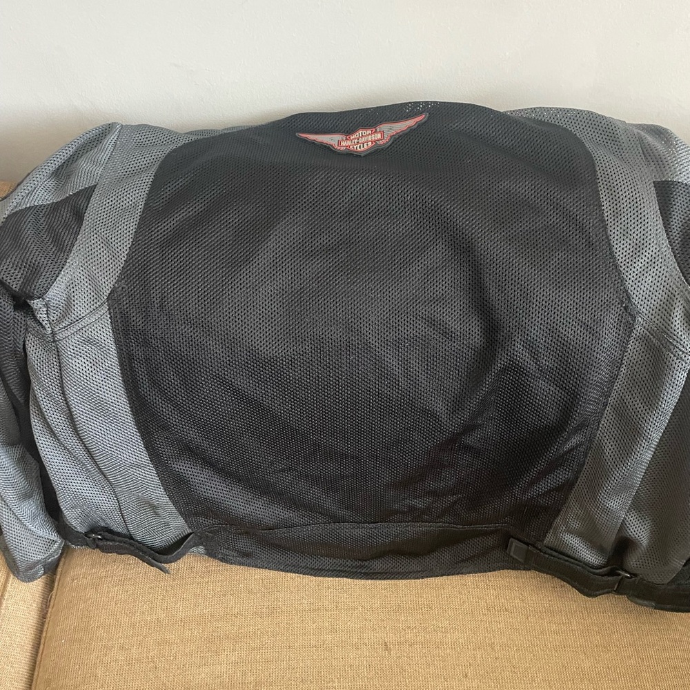 Harley-Davidson Black and Gray Mesh Jacket
